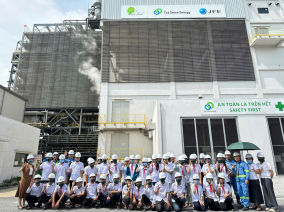 T&J đón tiếp đoàn học sinh và giáo viên trường TH&THCS Nguyễn Gia Thiều tham quan thực tế mô hình nhà máy điện rác 
